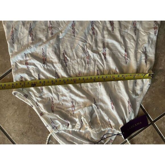 NWT Lascana XS Soft Printed Halter Neck Blouse Tunic - Picture 5 of 5